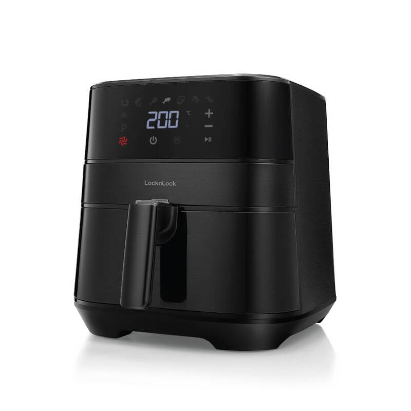 [Áp voucher giảm thêm 300k] Nồi Chiên Không Dầu LocknLock Air Fryer 5.5L - Màu Đen - EJF284BLK, , large image number null